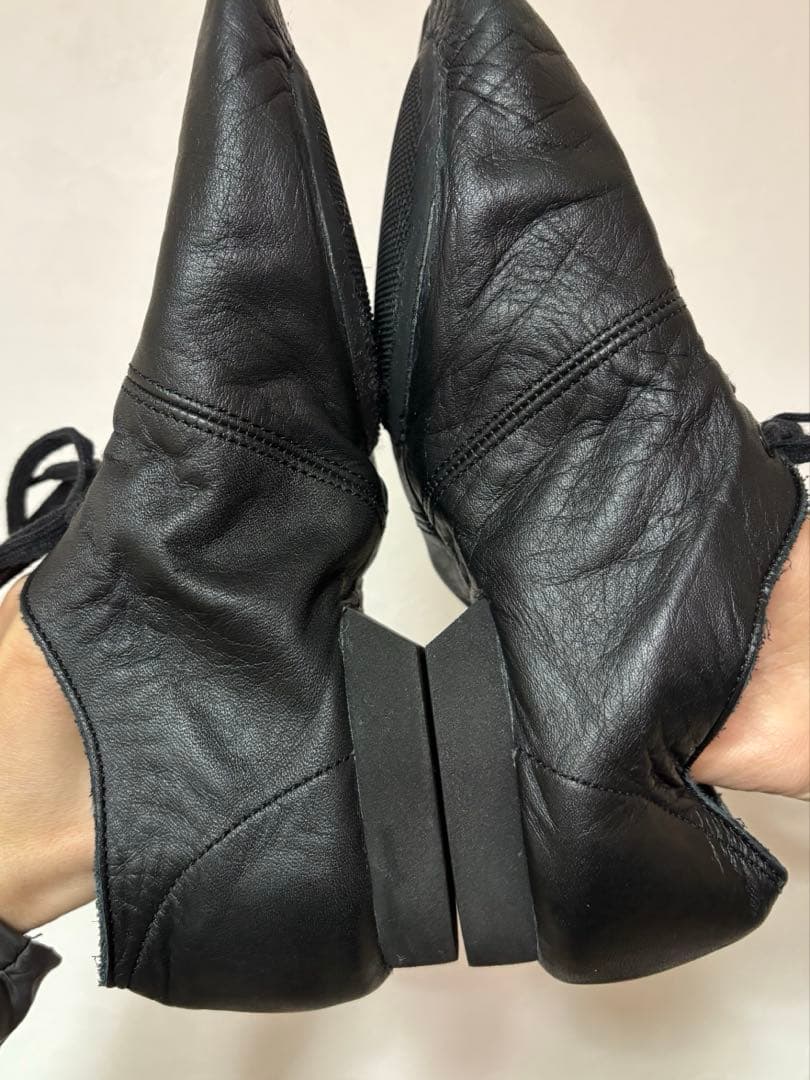 試着のみ　黒 チャコット　ジャズシューズ