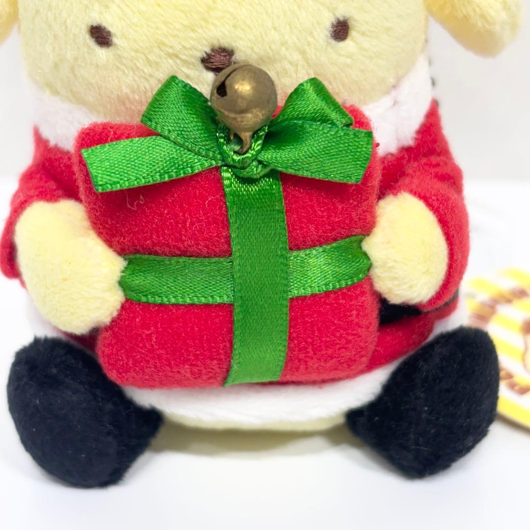 レア・タグ付！ポムポムプリンカフェ限定 クリスマス サンタ マスコット 2015