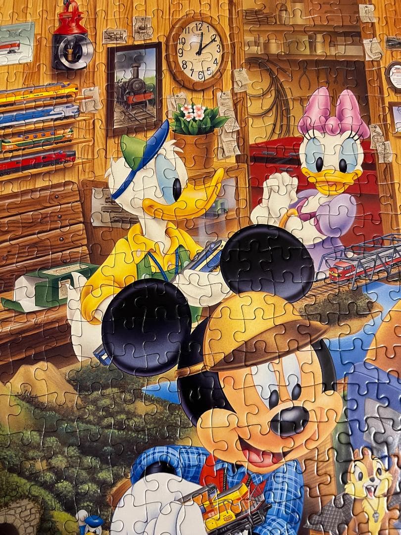 廃盤希少 ジグソーパズル ディズニー 夢のステーション 1000ピース　ミッキー