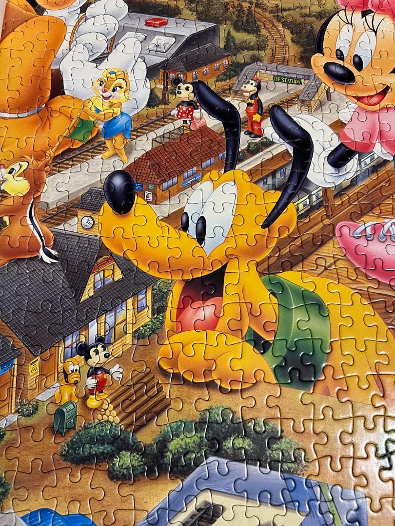 廃盤希少 ジグソーパズル ディズニー 夢のステーション 1000ピース　ミッキー