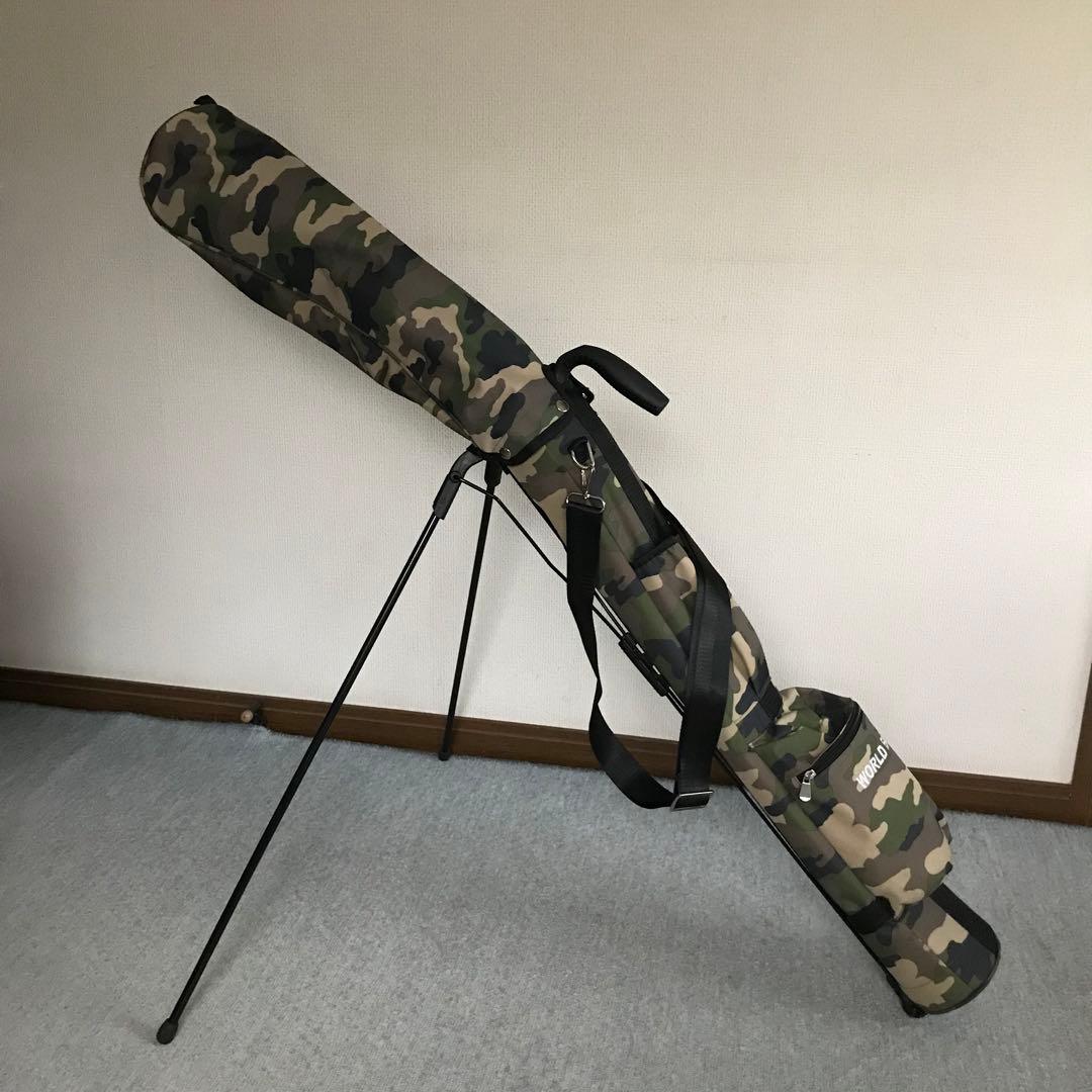 【美品】セルフスタンドバッグ スタンド クラブ ケース サブバッグゴルフスタンド