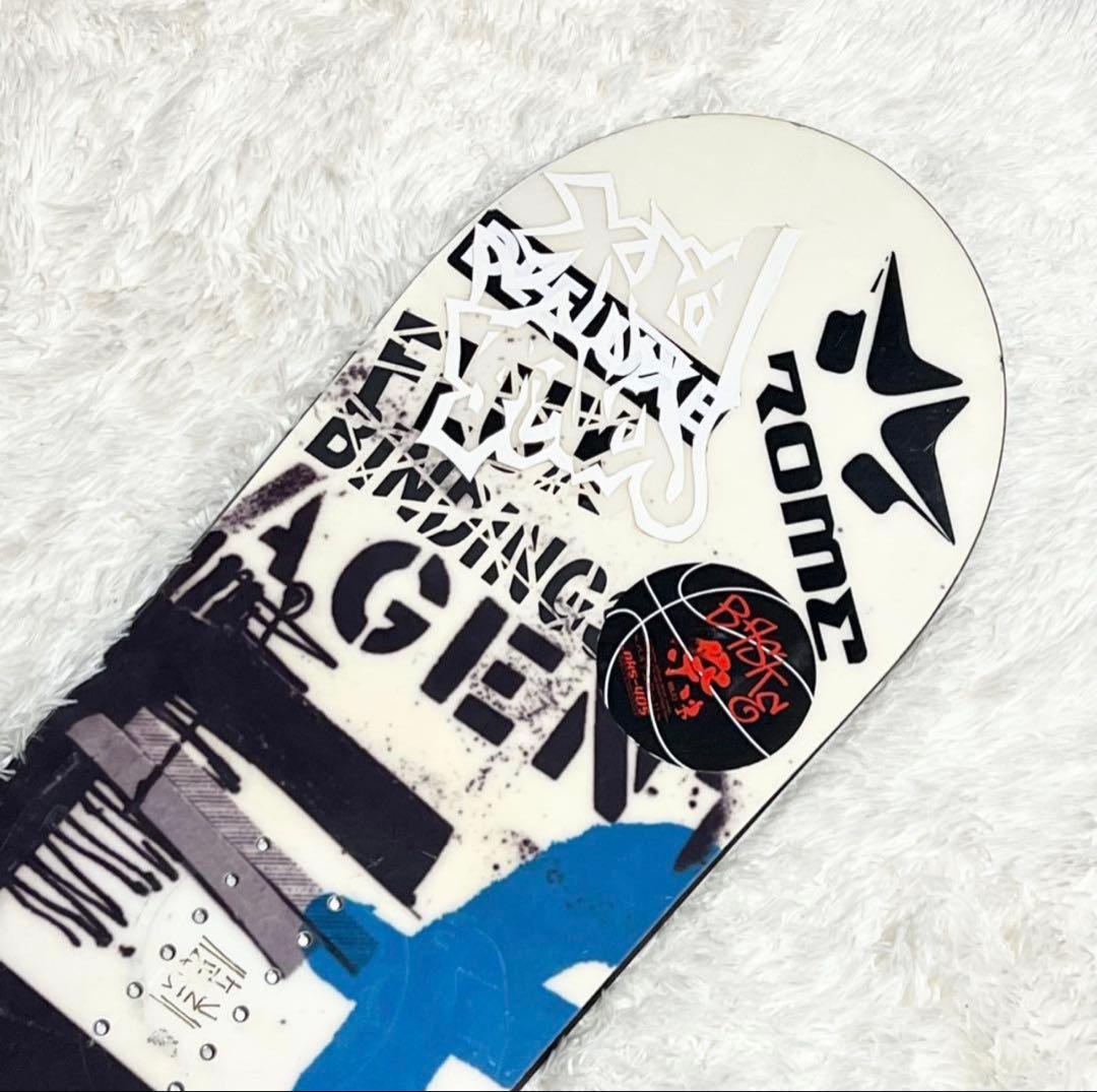 【良品】 ROME SDS ローム AGENT 148cm スノーボード