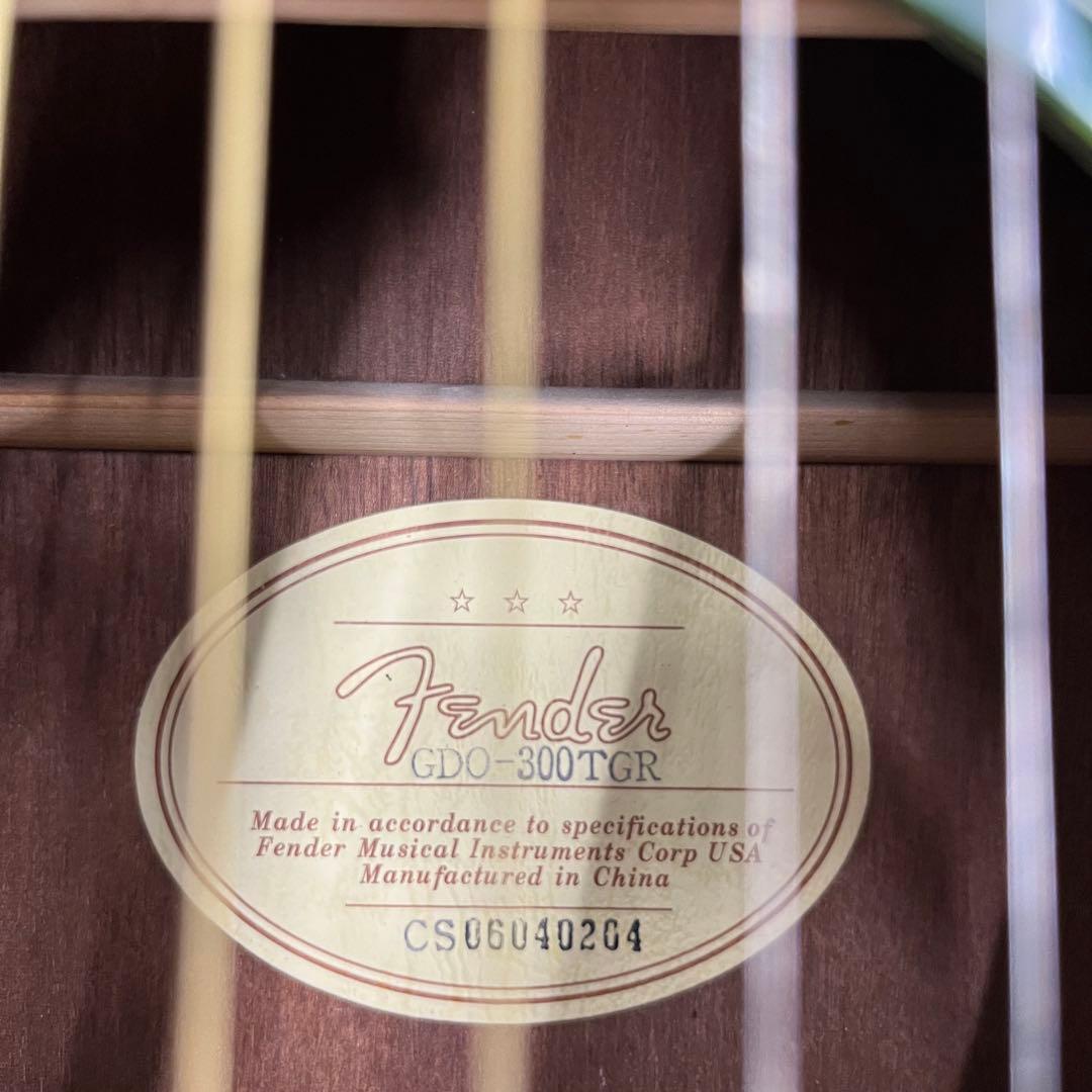 【11757】FENDER GDO200 アコースティックギター グリーン