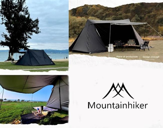 Mountainhiker マウンテンハイカー パップテント 黒 シェルター
