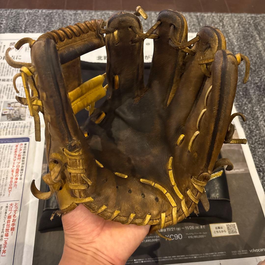 あ*お様 ミズノプロ 硬式グローブ 内野手用