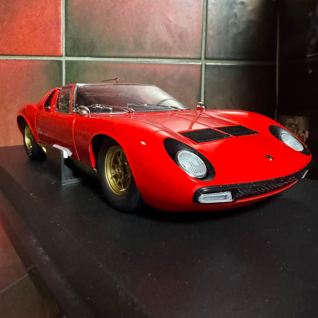 未展示品 京商 1/18 ランボルギーニミウラ P400 SV レッド