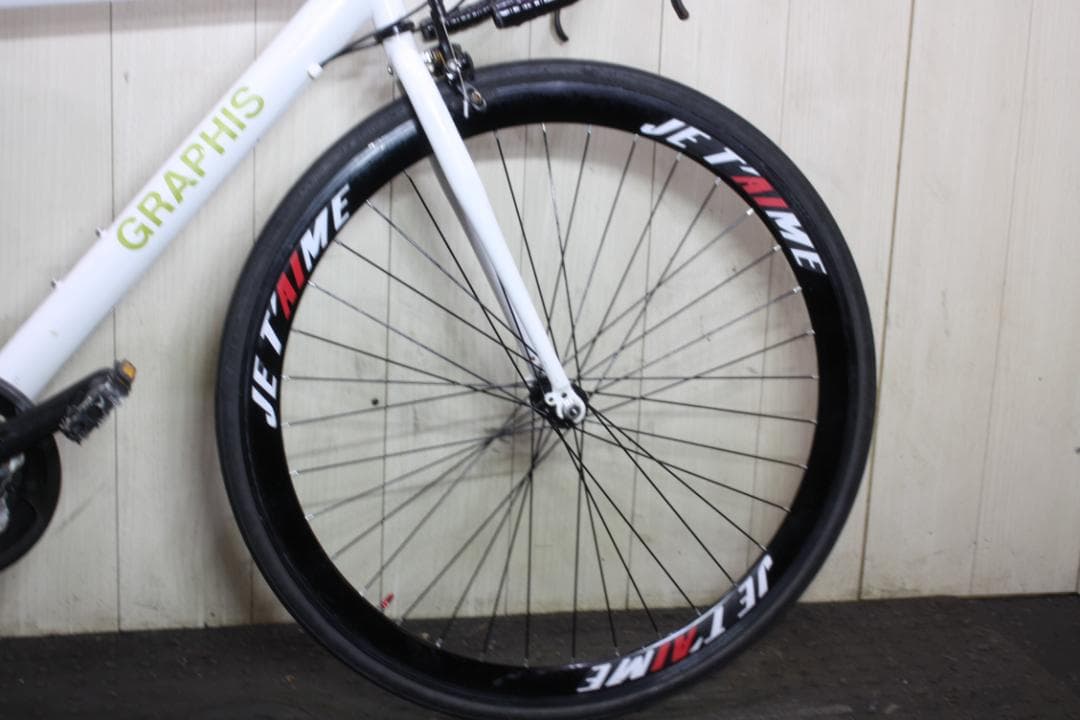 GRAPHISグラフィス 700C シマノ21速 490mm ロードバイク