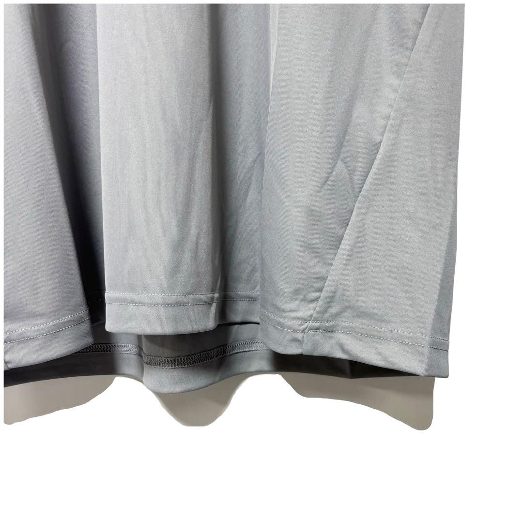 ラッセルノ ゴルフ リフレクター S/S モックネック ソリッド グレー 2XL