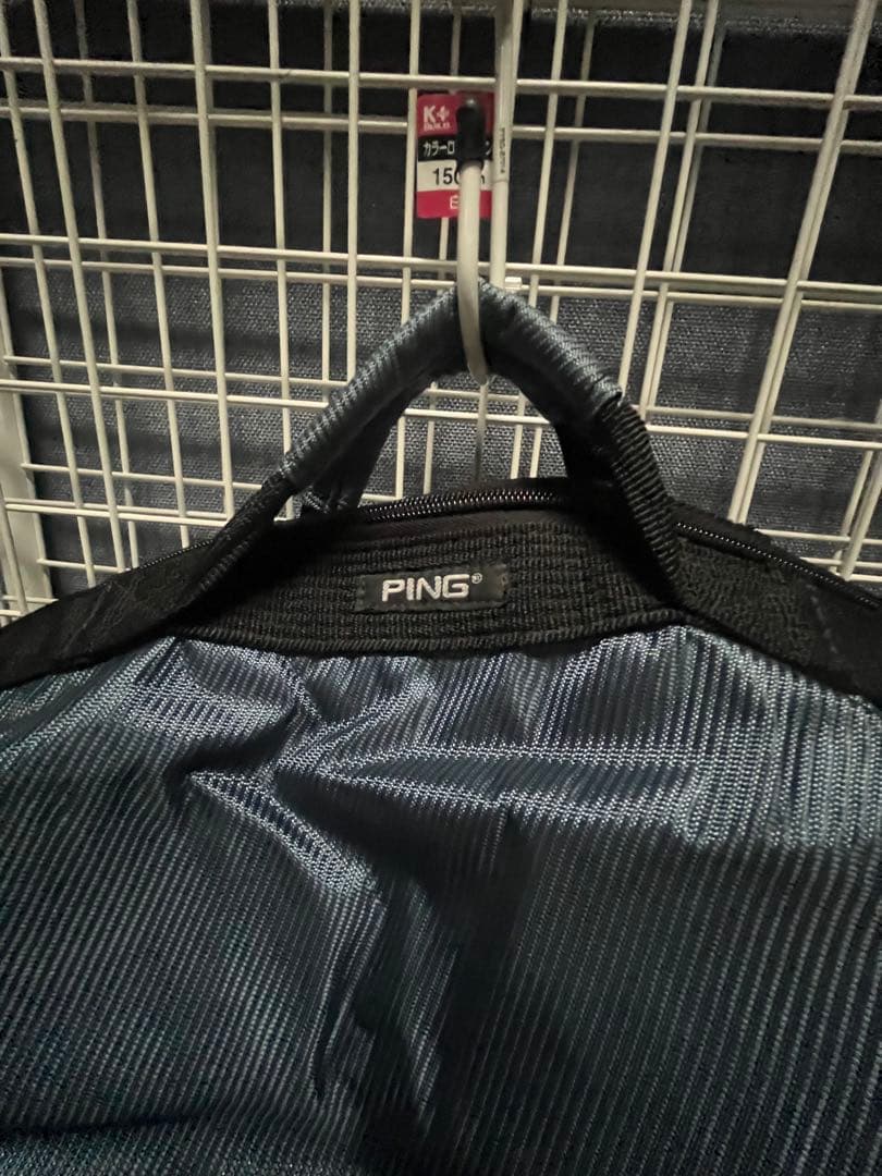 PING ゴルフバッグ ネイビー　ボストンバッグ