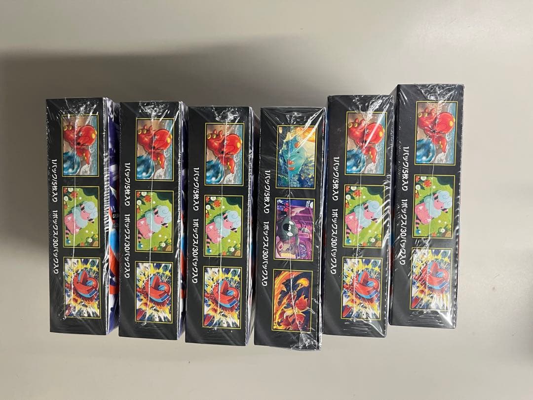 シュリンク付き ポケモンカード ニンジャスピナー 新品未開封　6box