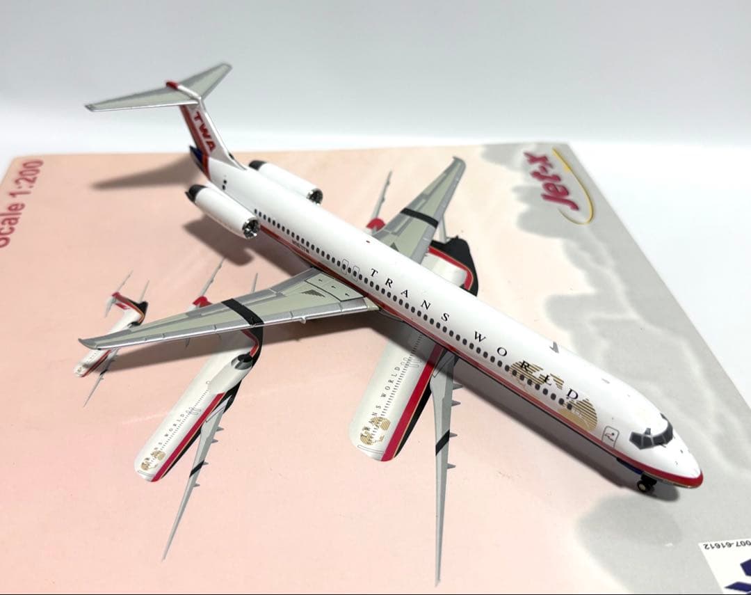 航空機・ヘリコプター Jet-X 1/200 MD-80 TWA