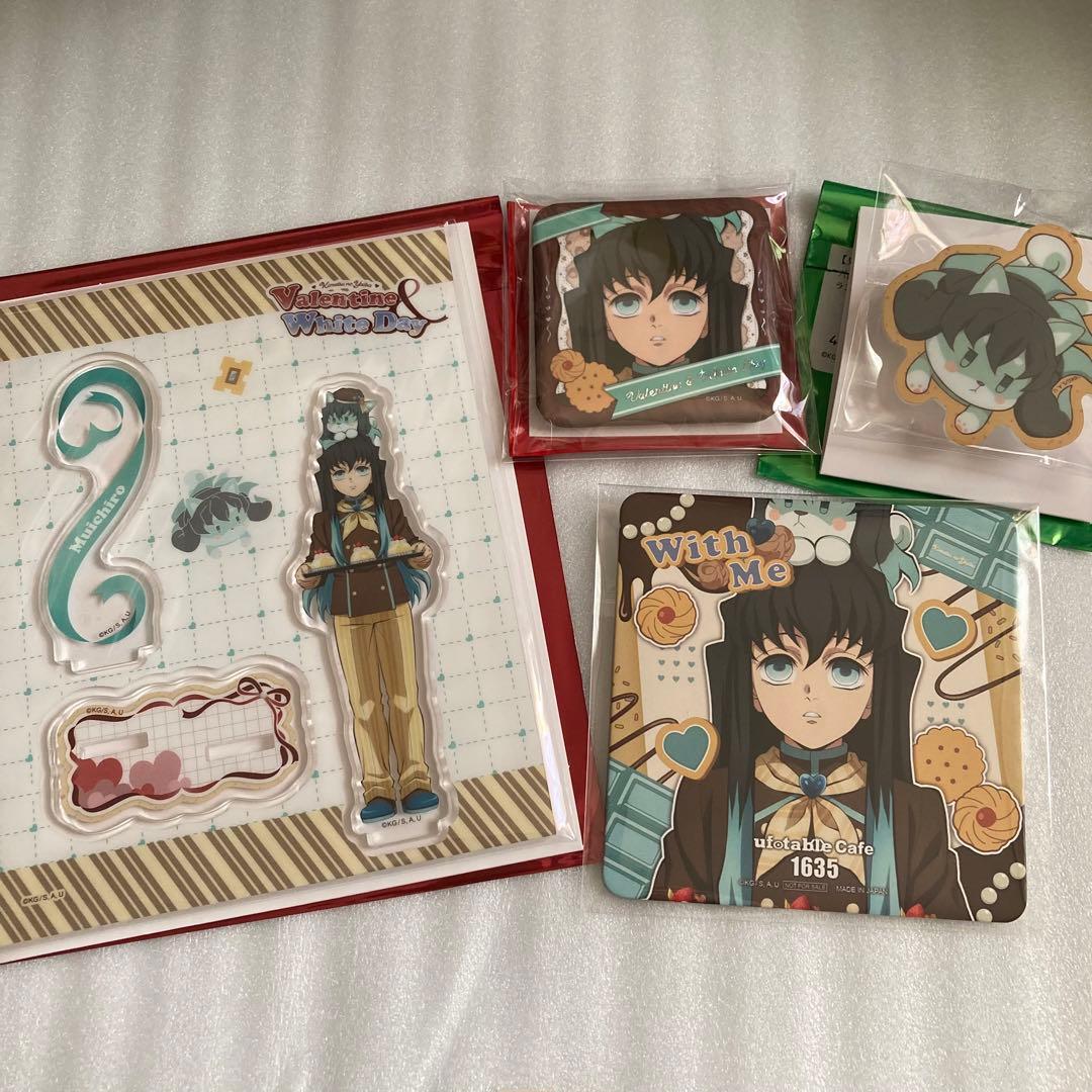 鬼滅の刃 バレンタイン 時透無一郎 コースター アクスタ 缶バッジ アニマル