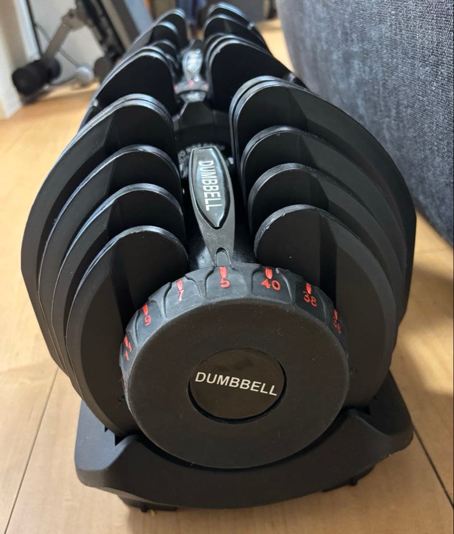 ①可変式ダンベル 40kg 1個
