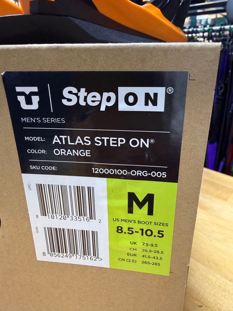 union atlas stepon オレンジmサイズ 新品正規品 送料込み