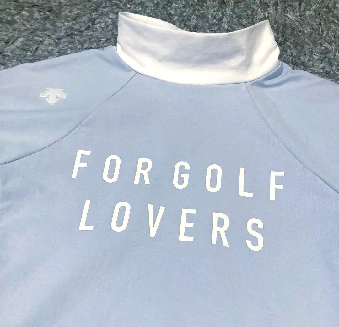 DESCENTE golf ゴルフウェア　モックネック シャツ　半袖　トップス