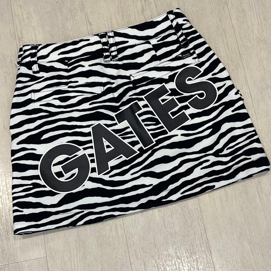 新品 原英莉花着用 PEARLY GATES パーリーゲイツ ゼブラ スカート