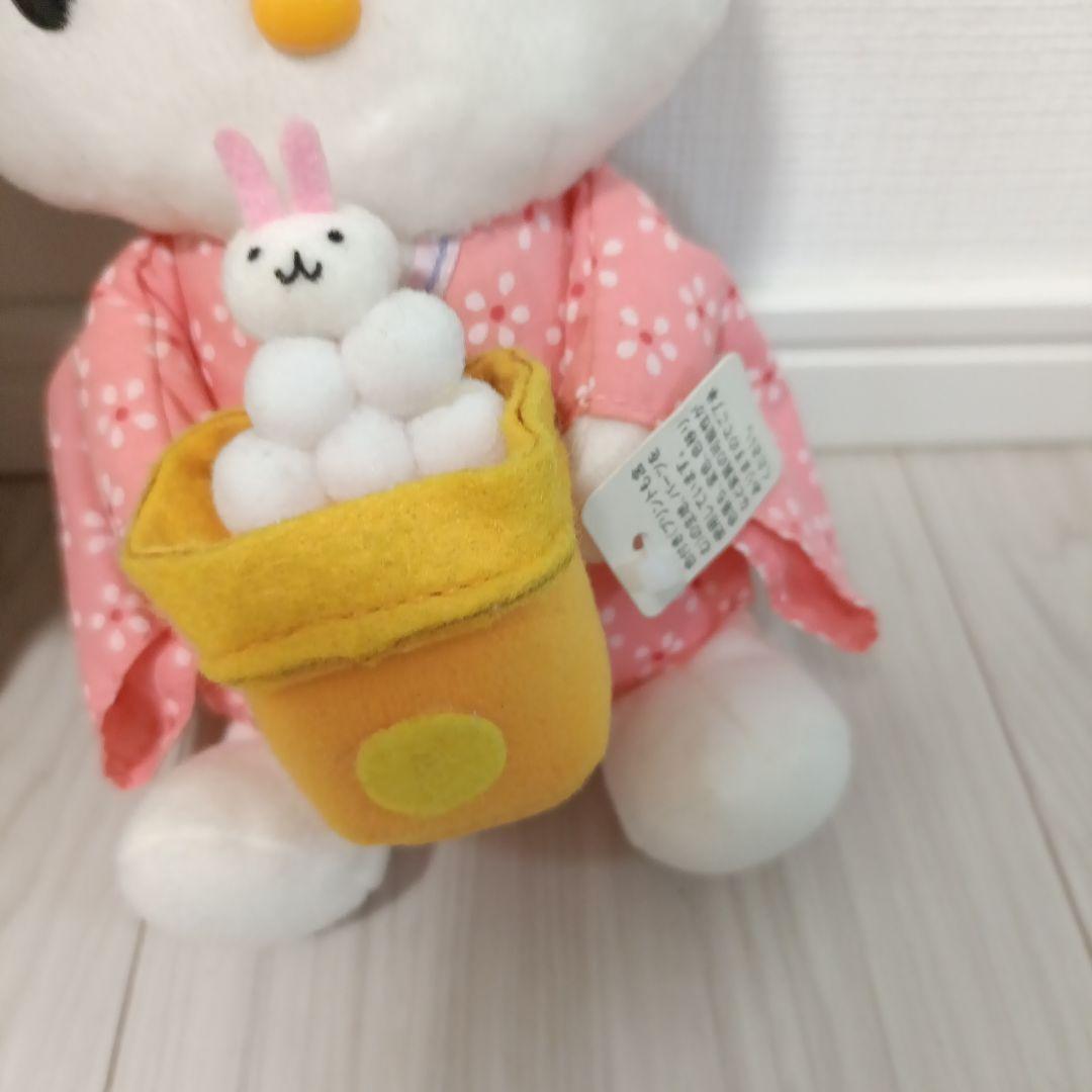 非売品　お月見キティちゃんぬいぐるみセット売り　昭和レトロ　平成レトロ　希少