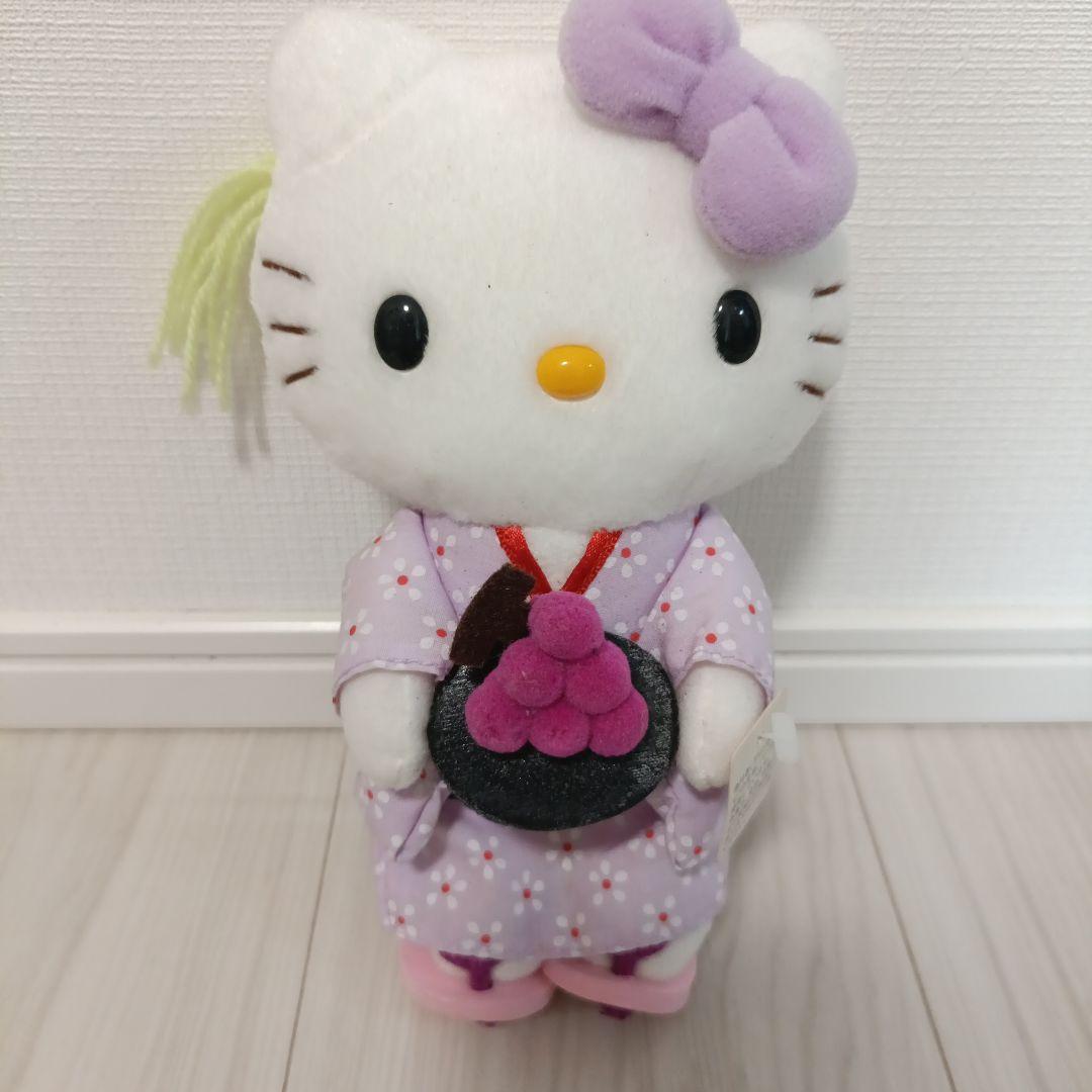 非売品　お月見キティちゃんぬいぐるみセット売り　昭和レトロ　平成レトロ　希少