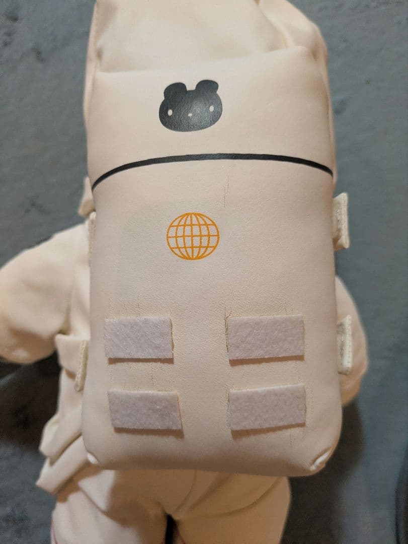 おかいものクマ宇宙飛行士ぬいぐるみ ロケット付きバック付き他