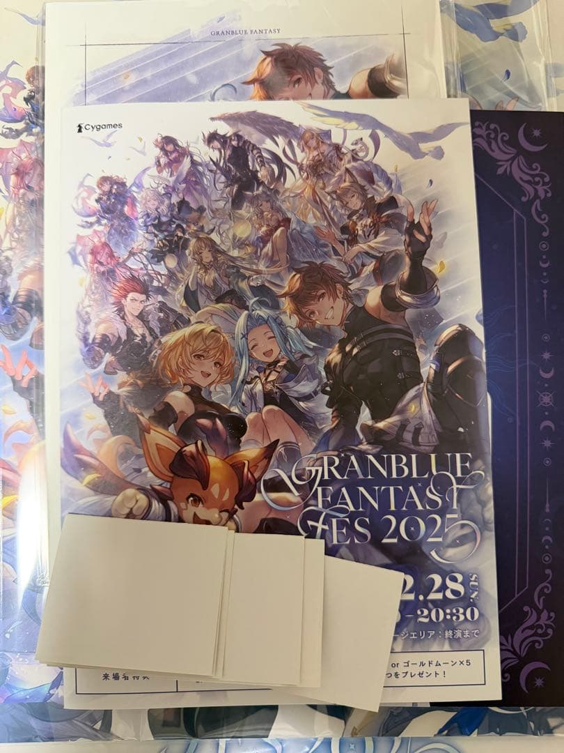 【新品・未使用】グラブルフェス2025 パンフレット　来場特典　リアルガチャ