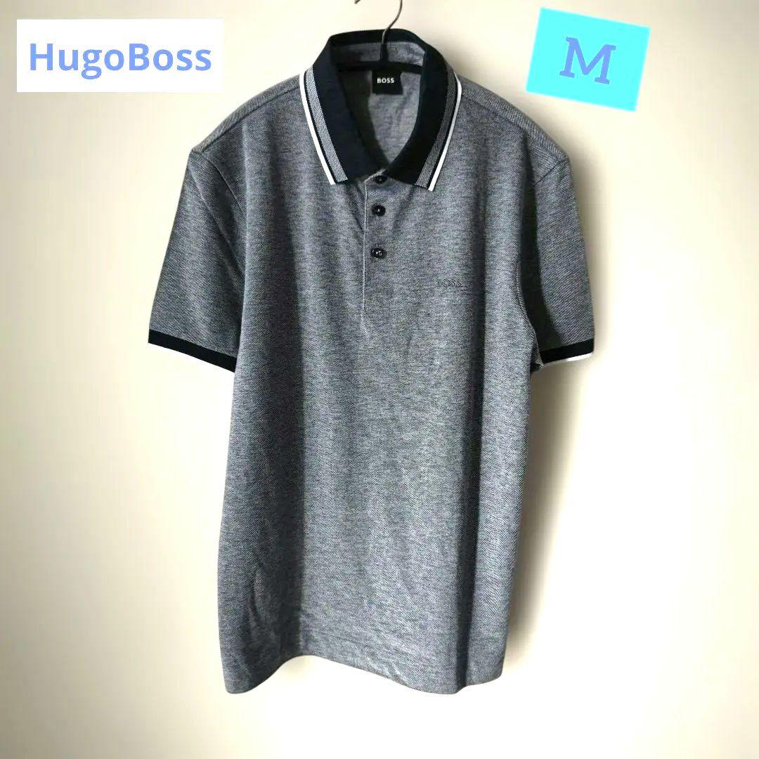 HugoBOSS ダークブルー ポロシャツ メンズ