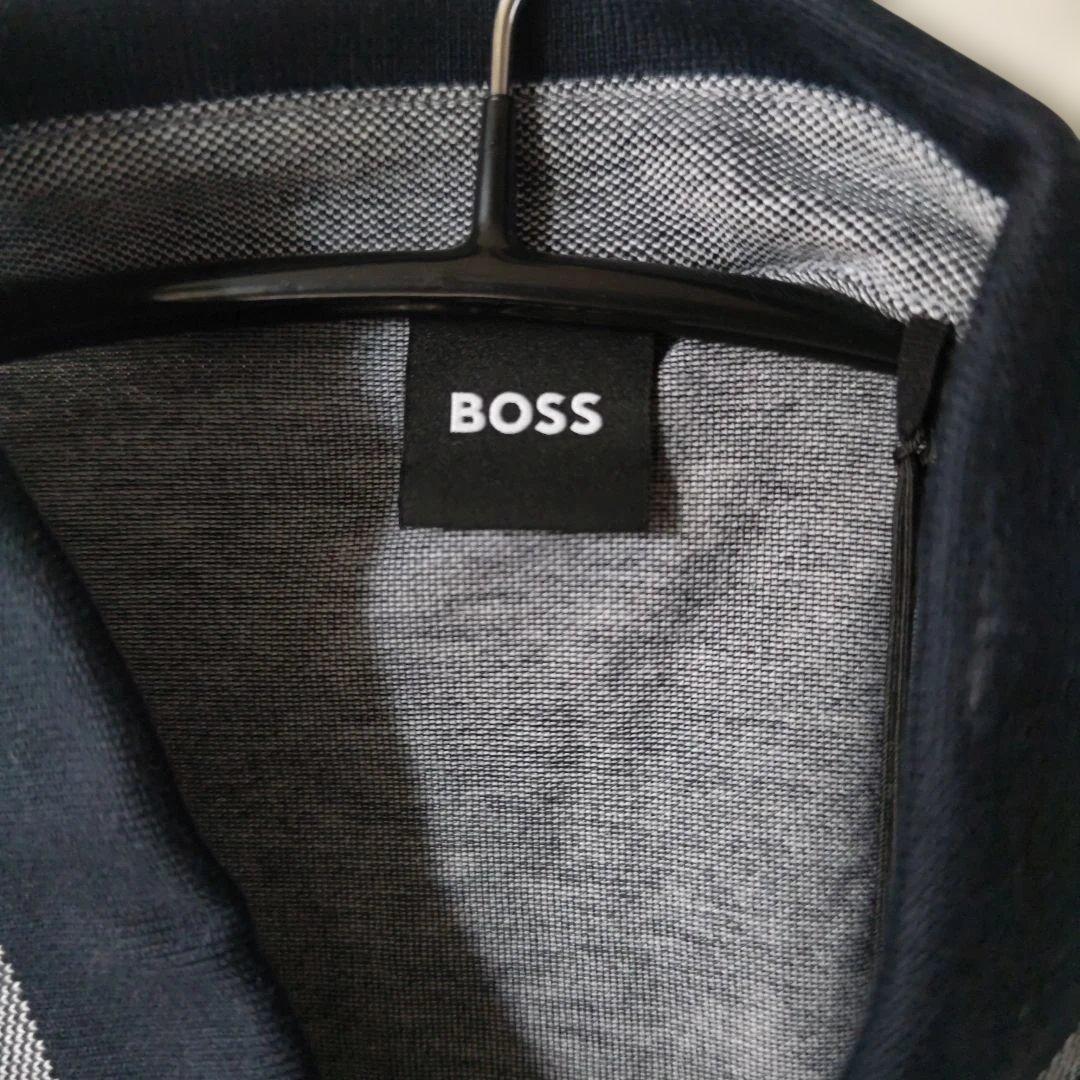 HugoBOSS ダークブルー ポロシャツ メンズ