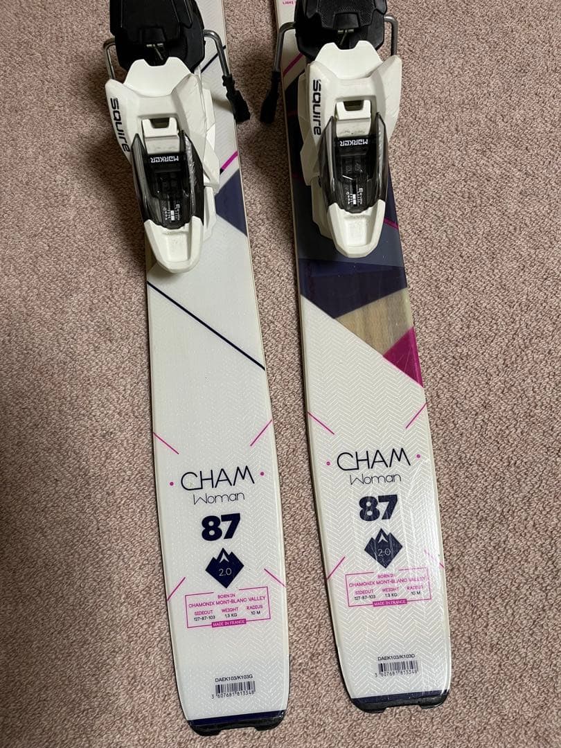 スキー板　dynastar CHAM87 152cm 板のみ