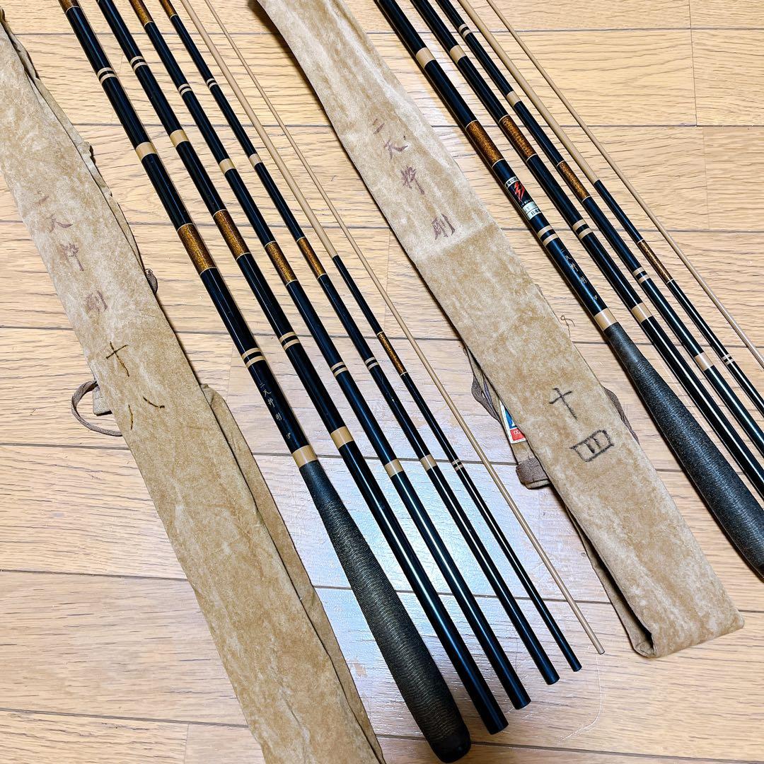 Daiwa 二天枠 剛 14 18尺 2本セット　ヘラ竿 ダイワ