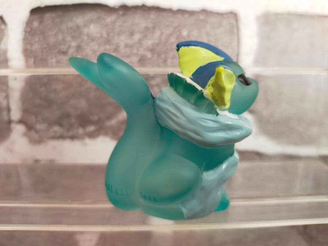 【美品】　ポケモンキッズ　指人形　シャワーズ　2005年製　クリア