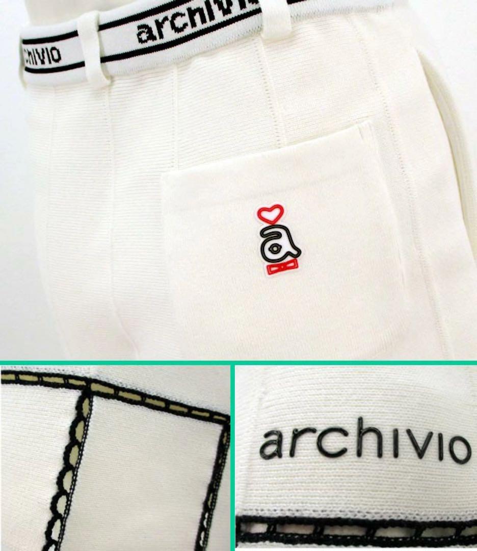 新品　アルチビオ♡archivio ニットスカート　ゴルフスカート