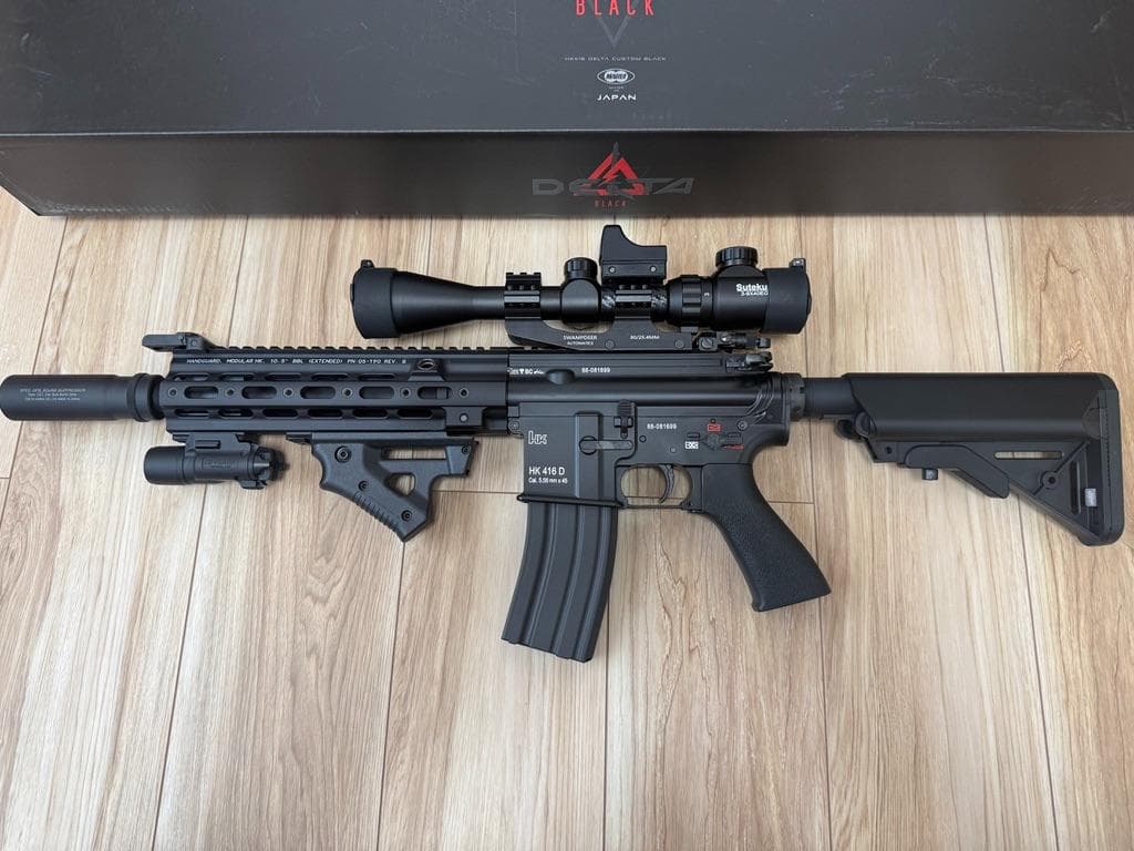 レオン　東京マルイ HK416 デルタカスタム ブラック 次世代電動ガン