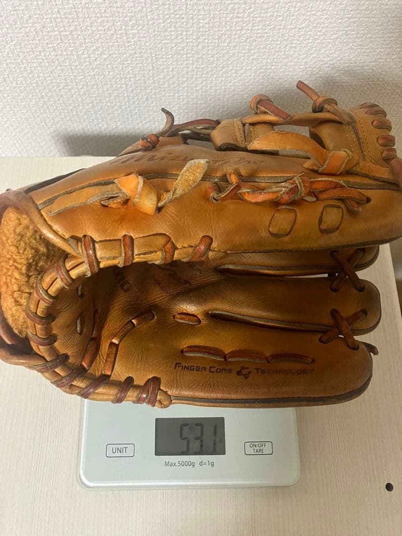 ミズノプロ　坂本　グラブ　グローブフィンガーコア　タイト　硬式　ビターオレンジ
