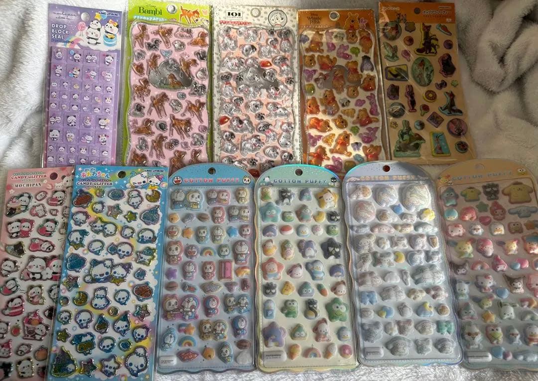 うるちゅる ボンボンドロップシール プチドロップステッカー 他 まとめ売り