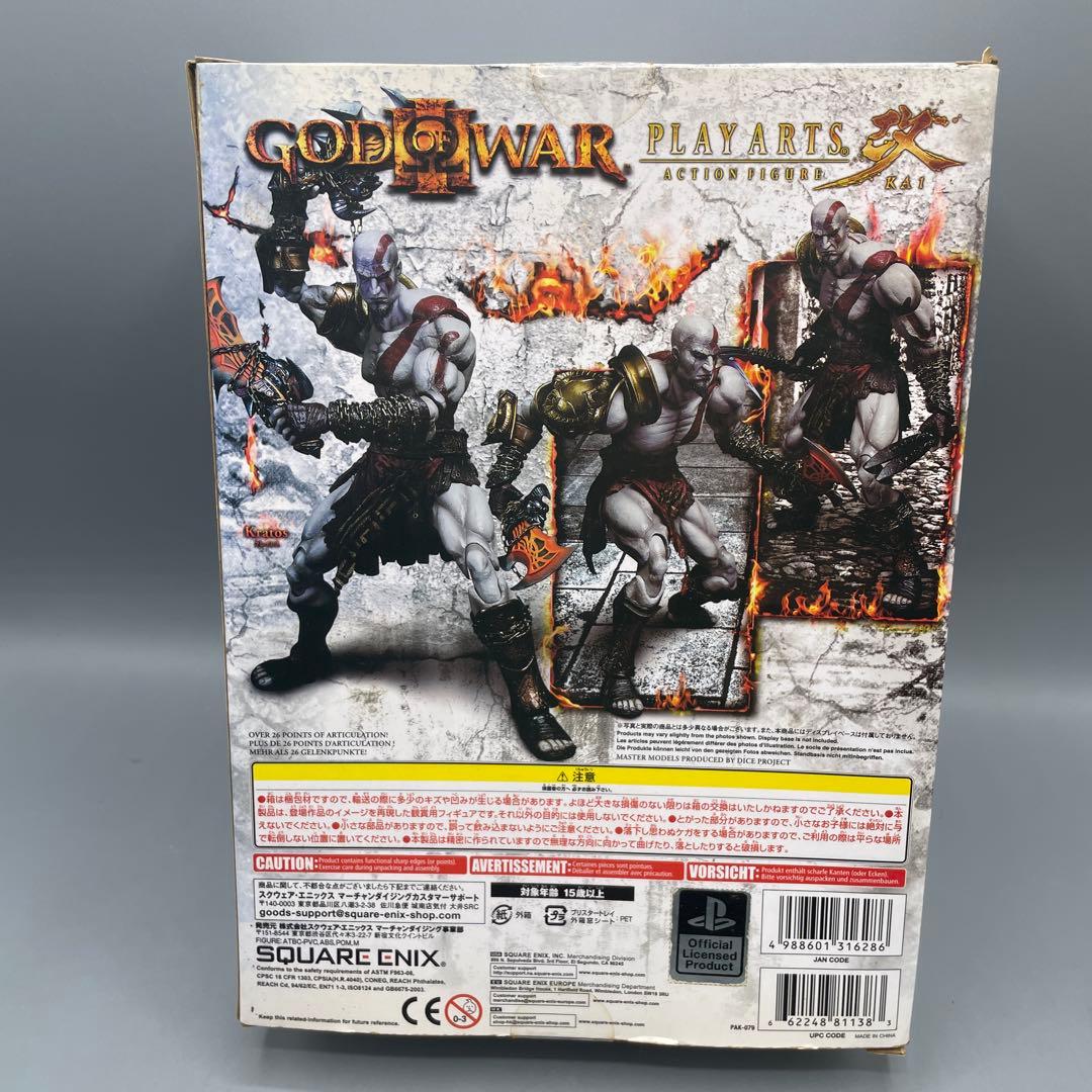 未開封 PLAY ARTS改 クレイトス GOD　OF WAR Ⅲ 箱傷み