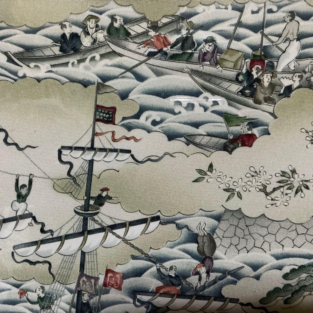 【限定50点】千總 友禅工芸額 出島図 京友禅 老舗 京王百貨店 20周年記念」