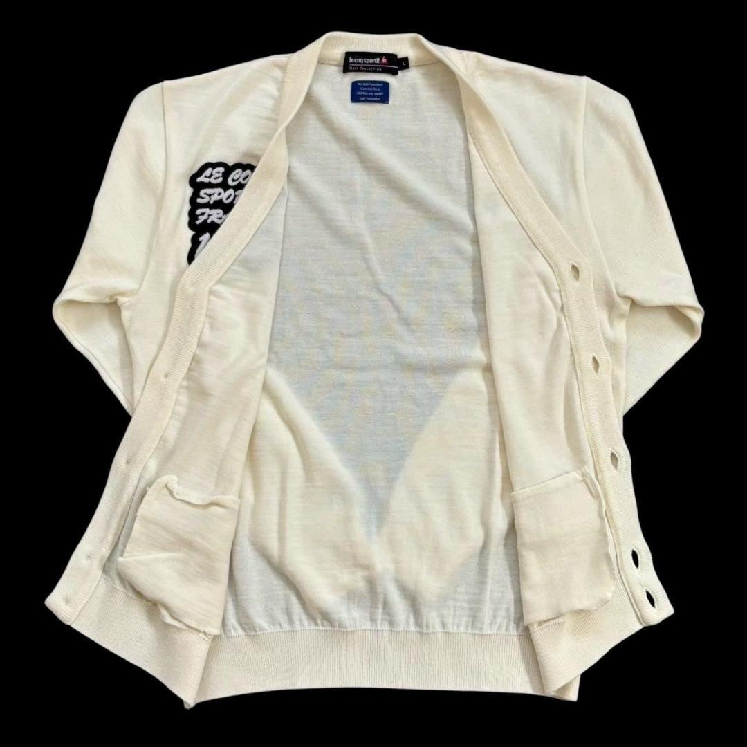 le coq Golf ルコックゴルフ カーディガン ゴルフウェア Lサイズ