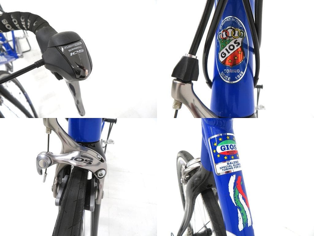 GIOS ジオス　ロードバイク　カーボン　105　自転車　51サイズ