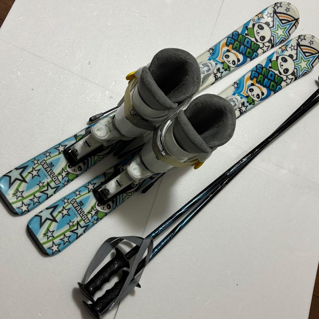 90cm SWALLOWジュニアスキーセット ブーツ234mm