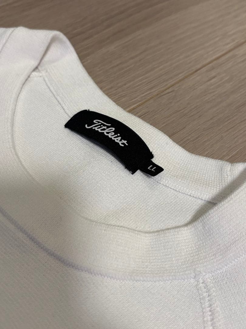 Titleist ホワイト クルーネック セーター LL