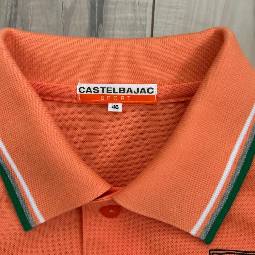 CASTELBAJACスポーツ　ゴルフウェア　ポロシャツ　未使用品　46 M