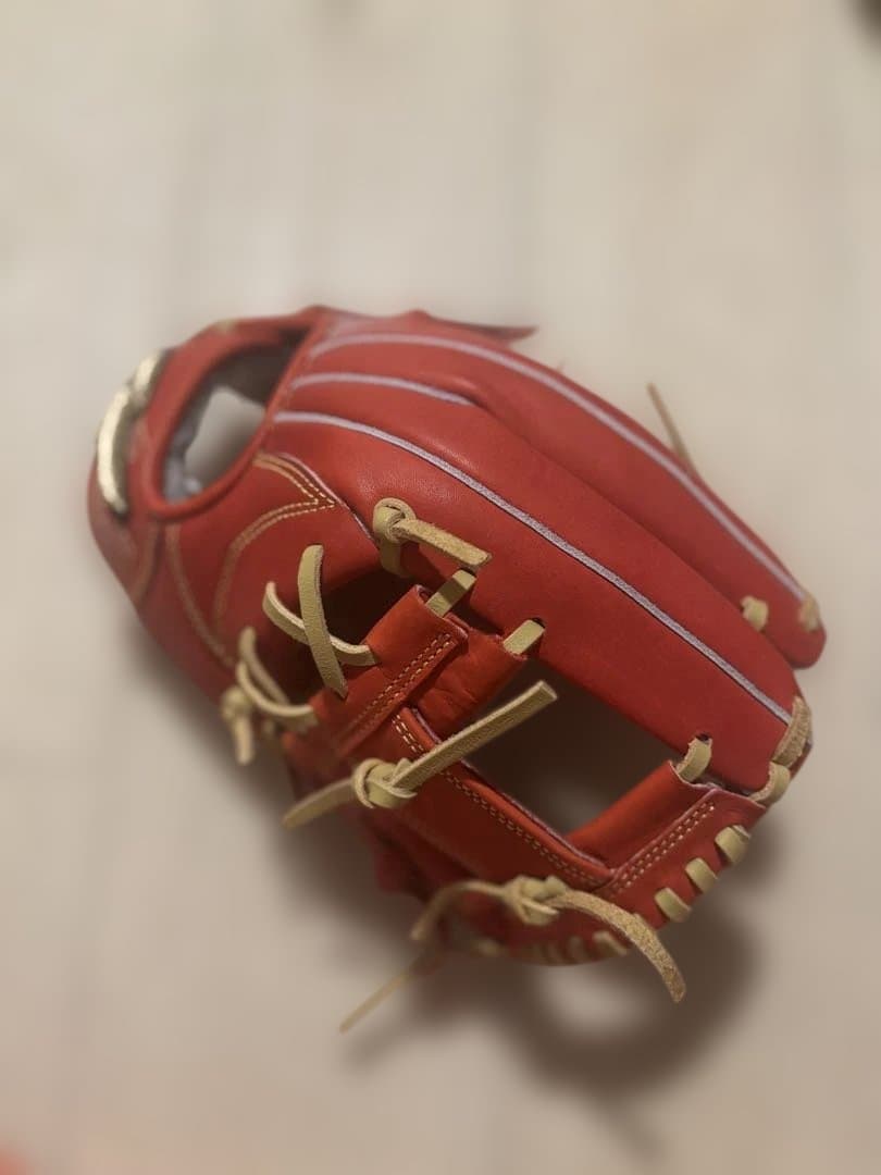 Global Elite 軟式グローブ レッド