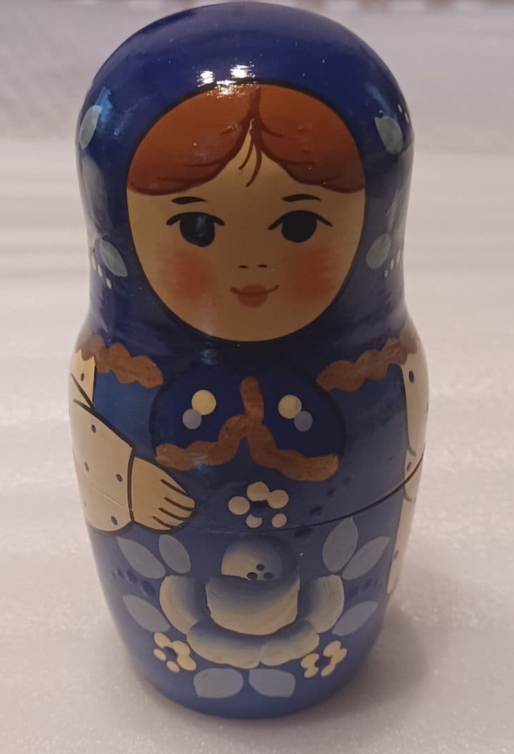 本場ロシア製 木製マトリョーシカ MADE IN RUSSIA