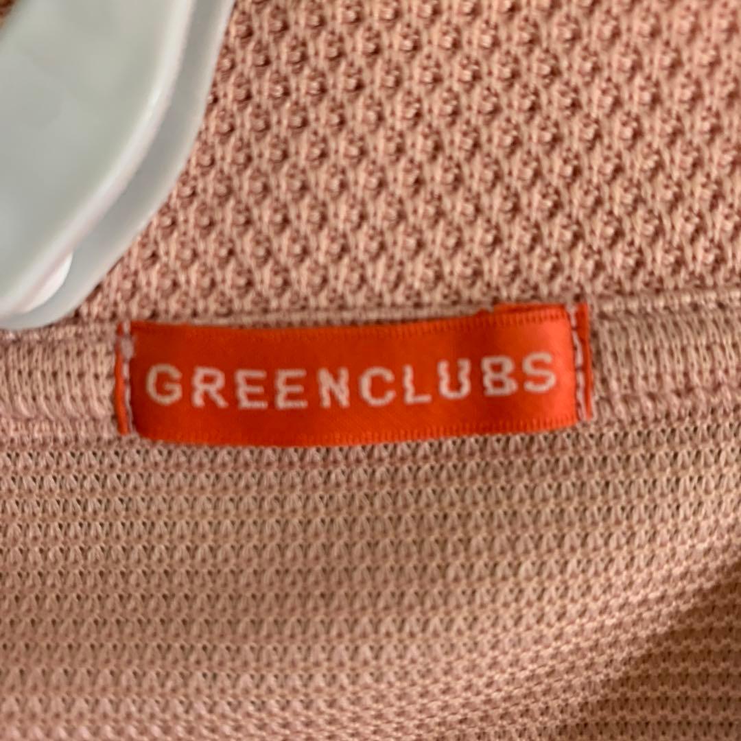 GREEN CLUBS メッシュポロシャツ ピンク