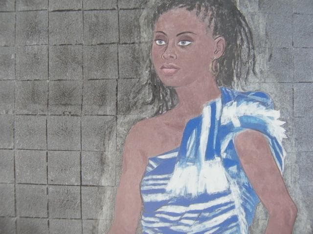三輪良平、【アフリカの女】、新品高級額 額装付、日本画 希少画集画