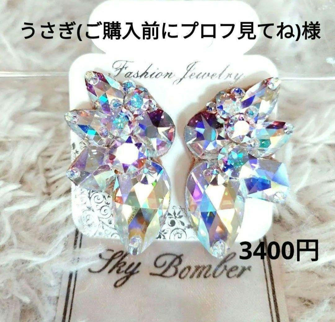 うさぎ(ご購入前にプロフ見てね)様　　 ネックレス 　イヤリング　社交ダンス