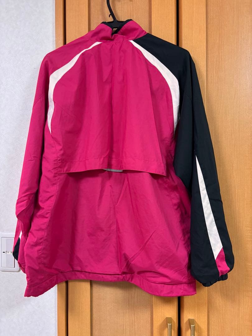YONEX ヒートカプセル ウィンドブレーカー上下セットMピンク×ブラック 防寒