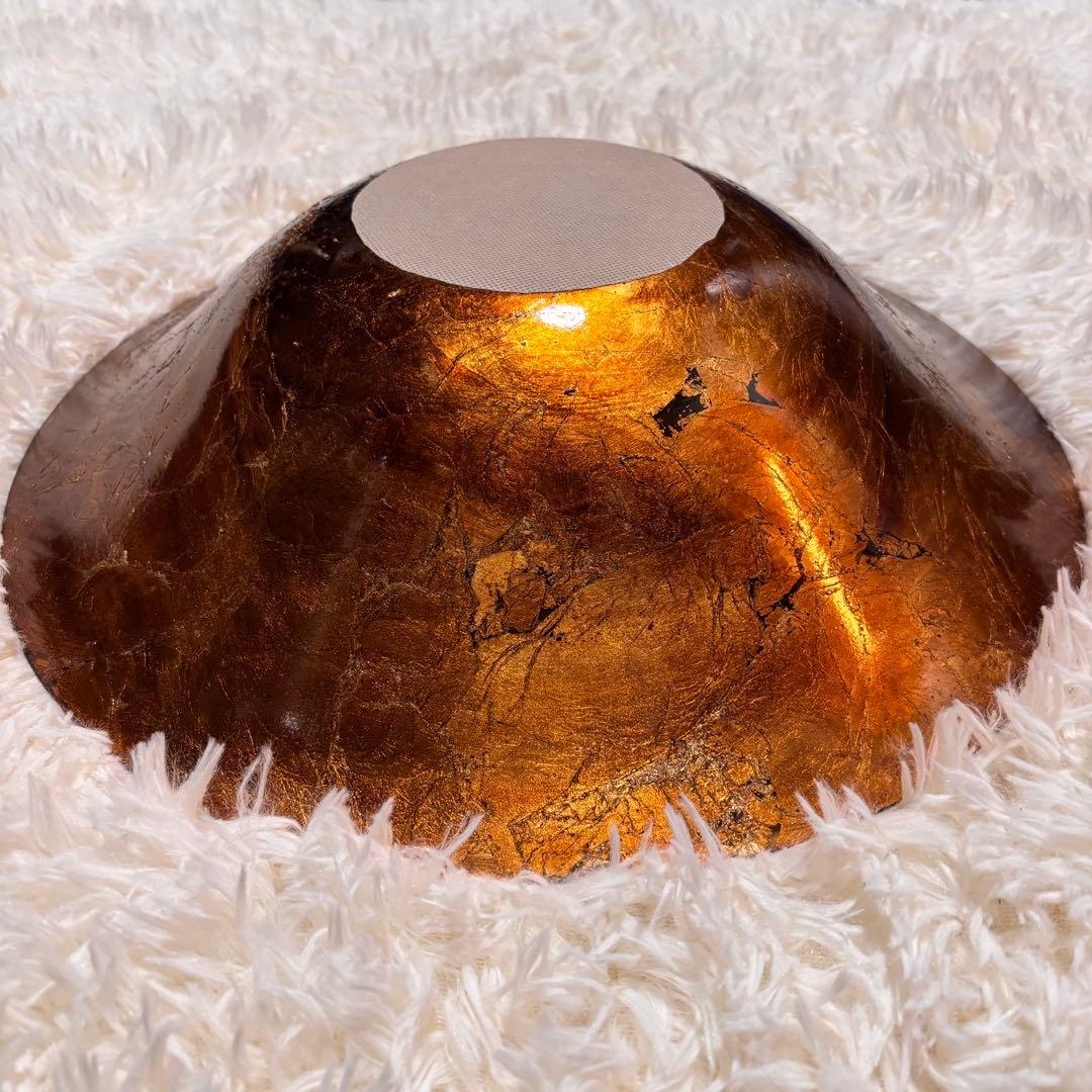 【未使用品】MURANO イタリア製　アート　ガラス 大皿　ボウル　39cm