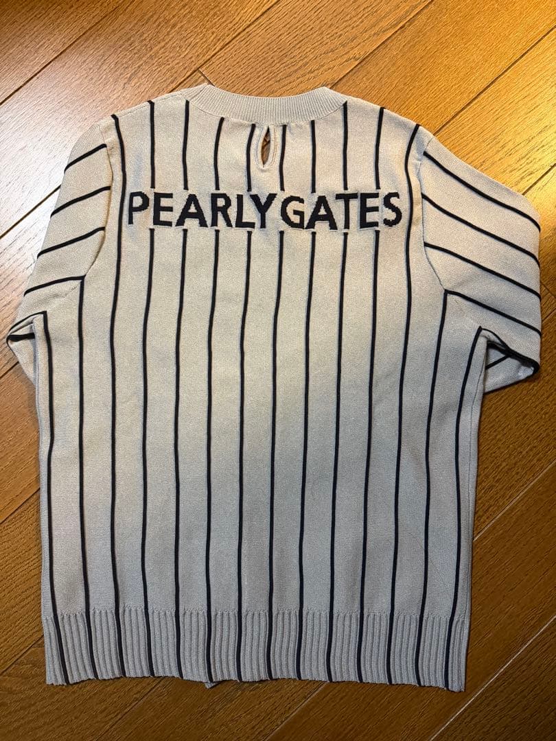 PEARLY GATES ストライプセーター