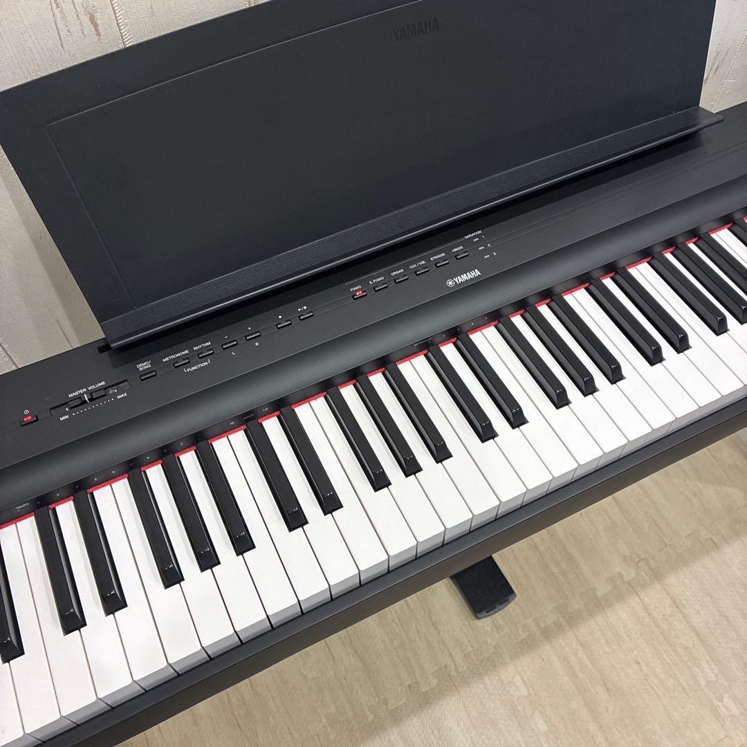 24年製 美品　Yamaha p125a電子ピアノ　ペダル　スタンド付き