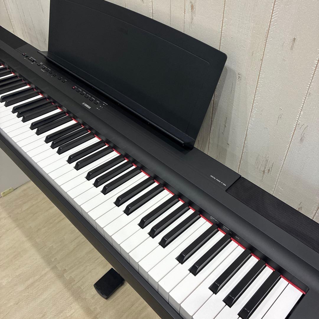 24年製 美品　Yamaha p125a電子ピアノ　ペダル　スタンド付き